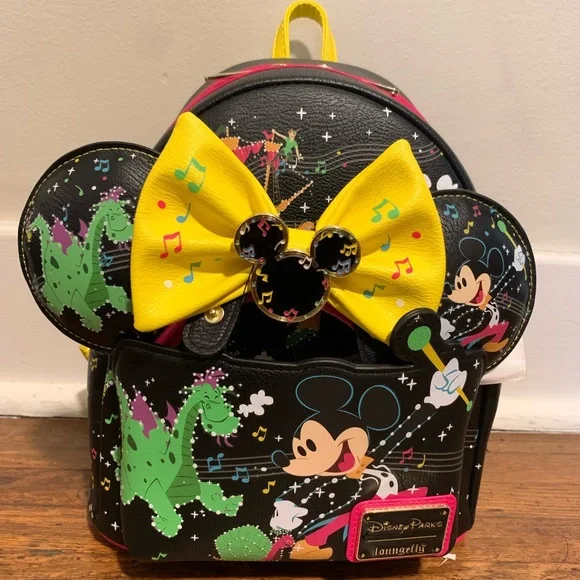 NWT Disneyland Main Street Electrical Parade 50th Anniversary Loungefly … Disneyland 50th Main Street electrical parade | Mercari main image 3